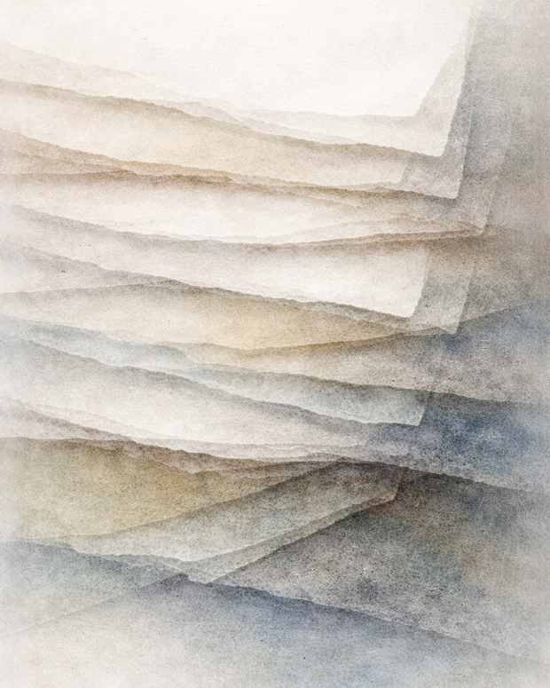 Guided data capture - flowing but bounded forms with restrained palette